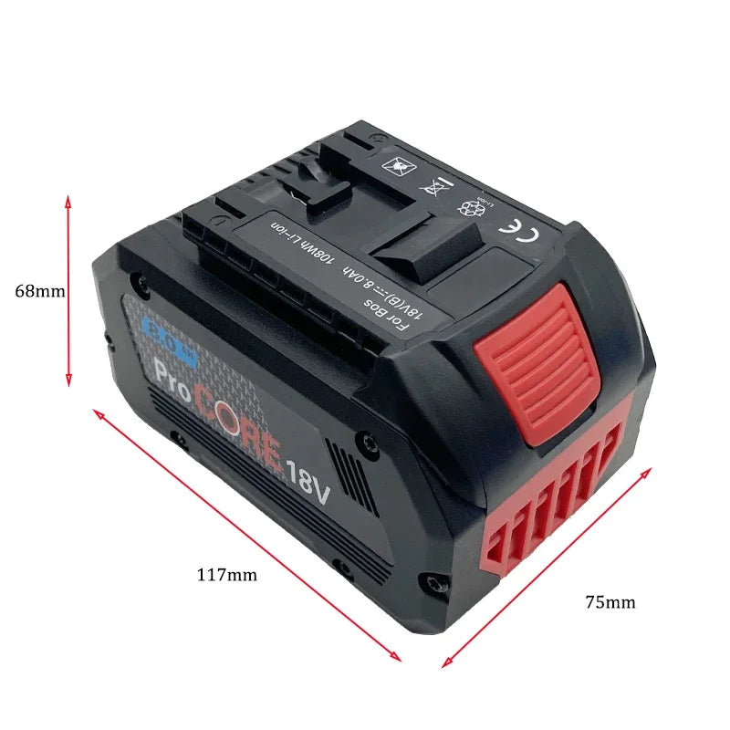 Replace brand new and original high power replacement battery, for Bosch ProCORE 18V cordless tools BAT609 BAT618 GBA18V 21700