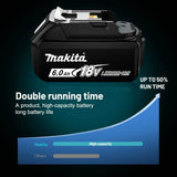Original Makita 18V 6.0Ah Li-ion Battery, BL1860B LXT Lithium Ion Replacement Power Tool Battery.