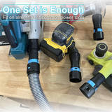 1 1/4 Inch X 10 Feet Dust Collection Hose Kit for Home and Vacuums System with 5 Adapters of Woodworking Power Tool