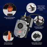 VEHO-3 / VEHO-3A 3D Printer Machine ,600mm/s High-Speed Printing with 36-Point Auto Leveling, 3D Printer Diy Kit,330*330*400mm