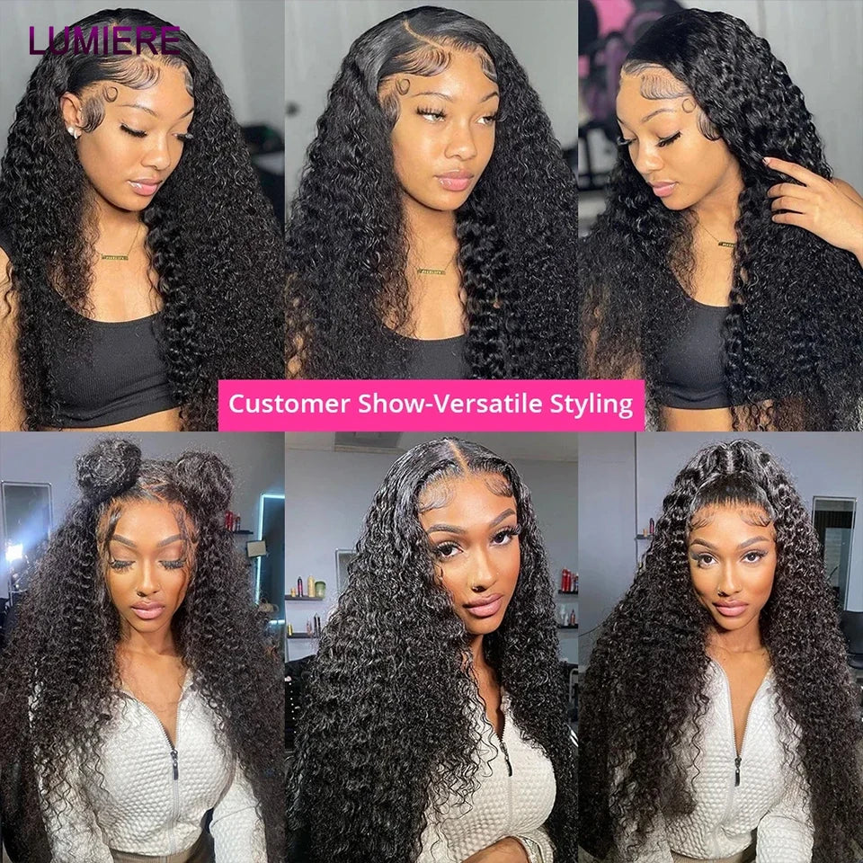 30 40” Kinky Curly Bundles Real Human Hair Brazilian Hair Weave Bundles 1/3/4 PCS Human Hair Bundles Virgin Raw Hair Extensions