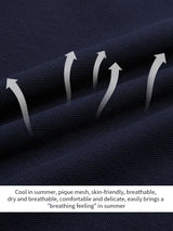 I BELIEVE YOU Blue Contrasting Polo Collar Breathable T-shirt Top Summer 2025 V-neck White Swan Embroidery Casual Tee 2252015970