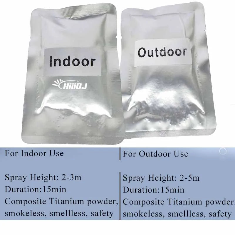 1-200bag Ti Powder 100g For Pyrotechnics Machine Outdoor Indoor Cold Spark Sparkler Metal Titanium Powder Fireworks Materials