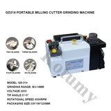 GD-320 Electric Milling Cutter Grinder Drill Sharpening Machine Drill Bit Grinding 220V 4500rpm 3~20mm CBN/SDC Multi-blade End M