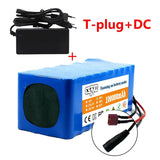 36V 42V 10S4P 100Ah 18650 High-Capacity Power 42V 750W Lithium Battery Pack for Electric Car Bicycle Scooter Belt 30A BMS