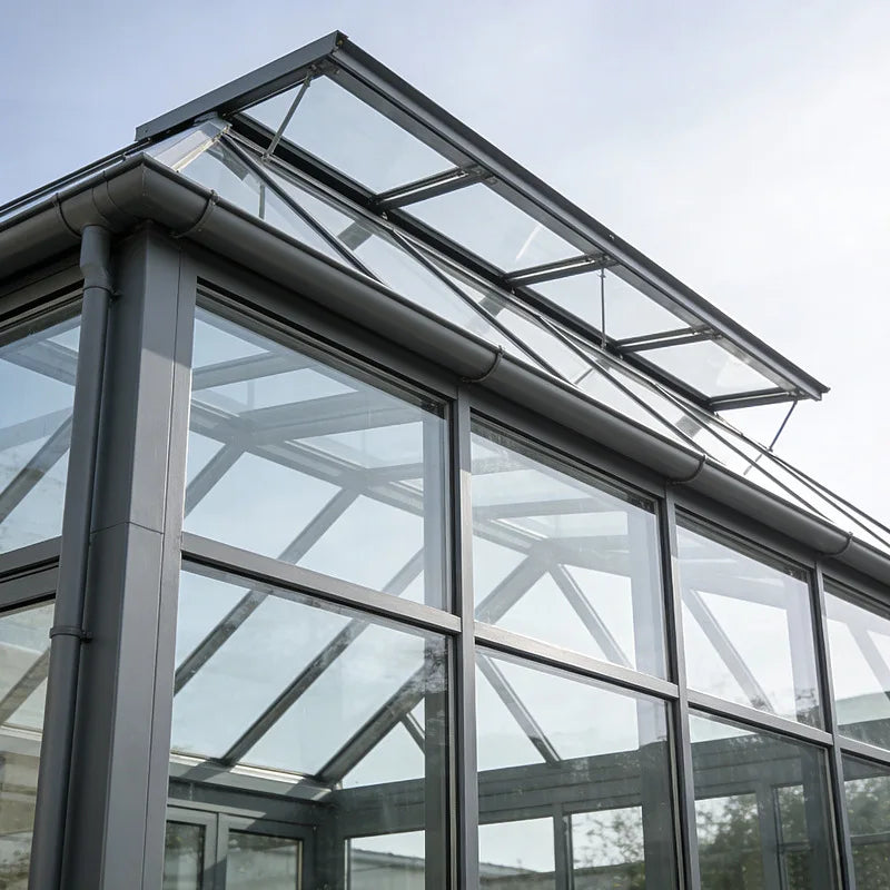 Premium Aluminum Alloy Sunroom Waterproof Tempered Glass Enclosure for Terrace Weatherproof Outdoor Solarium and Conservatory