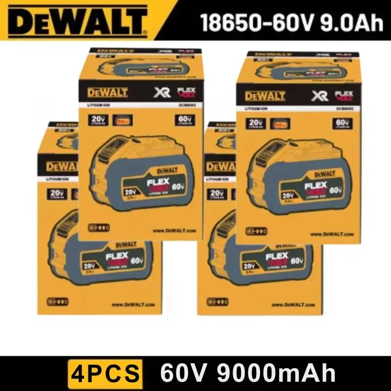 6Ah 9Ah DeWALT 100% Original Battery 20V/60V MAX FlexVolt for DCB606 DCB205 DCB206 DCB209 DCB182 Power Tool with Battery