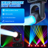 U'King 4Pcs 150W White LED Moving Head Light With RGB Strip 8Color&Gobo Wheel 18Prism DJ Light DMX512 For Wedding Party KTV Bar