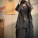 2025 New Arrival Autumn All-matched Good Quality Tops Tees Women Casual Cotton Tassel Design O-neck Long Sleeve T-shirt F64
