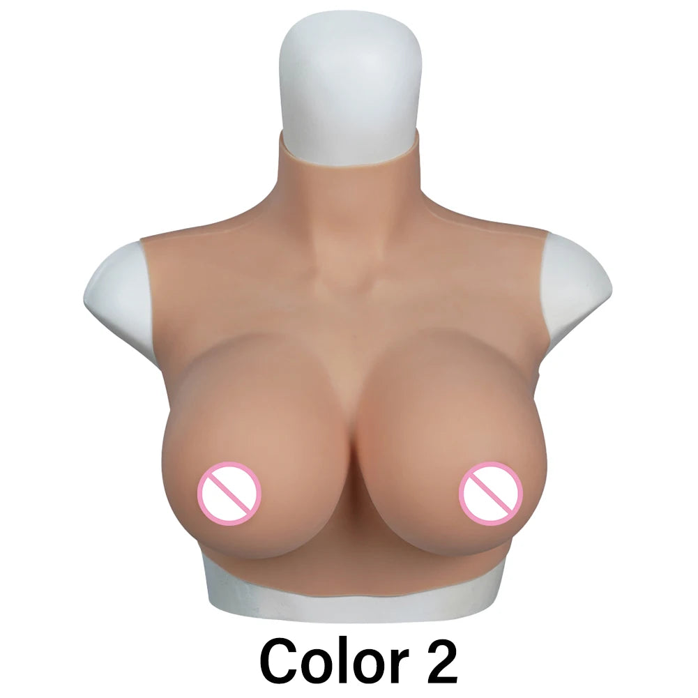 Crossdresser Breast Forms Fake Boobs Super Thin Material Silicone Tits For Crossdressing Drag Queen Transgender Shemale Cosplay