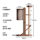 American Solid Wood Cat Scratching Post Cat House Scratching Post Sisal Rope Houses & Habitats Pet Products Drapak Dla Kotow FYC