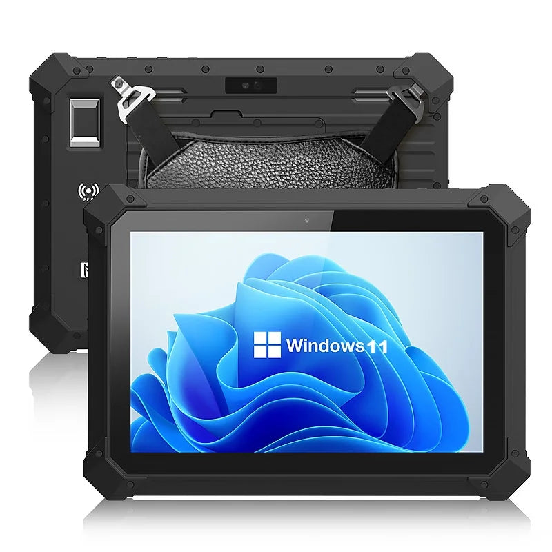 Industrial Tablet Windows 11 Wifi Bluetooth RJ45 HDMI 2D Scanner 5000mAh Large Battery Optional UHF Fingerprint Rugged Tablet