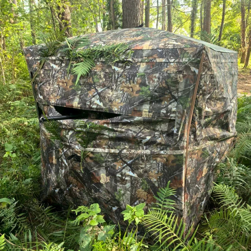 Outdoor Camouflage Tents Portable Durable Camping Tent Waterproof Adjustable Rope Field Hidden Hunting Shelters Quick Opening