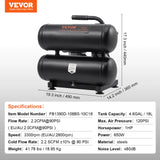 SucceBuy Air Compressor 750W/1450W/3000W Oil Free Air Compressor Quiet Portable Compressor Pump for Auto Repair Tire Inflation