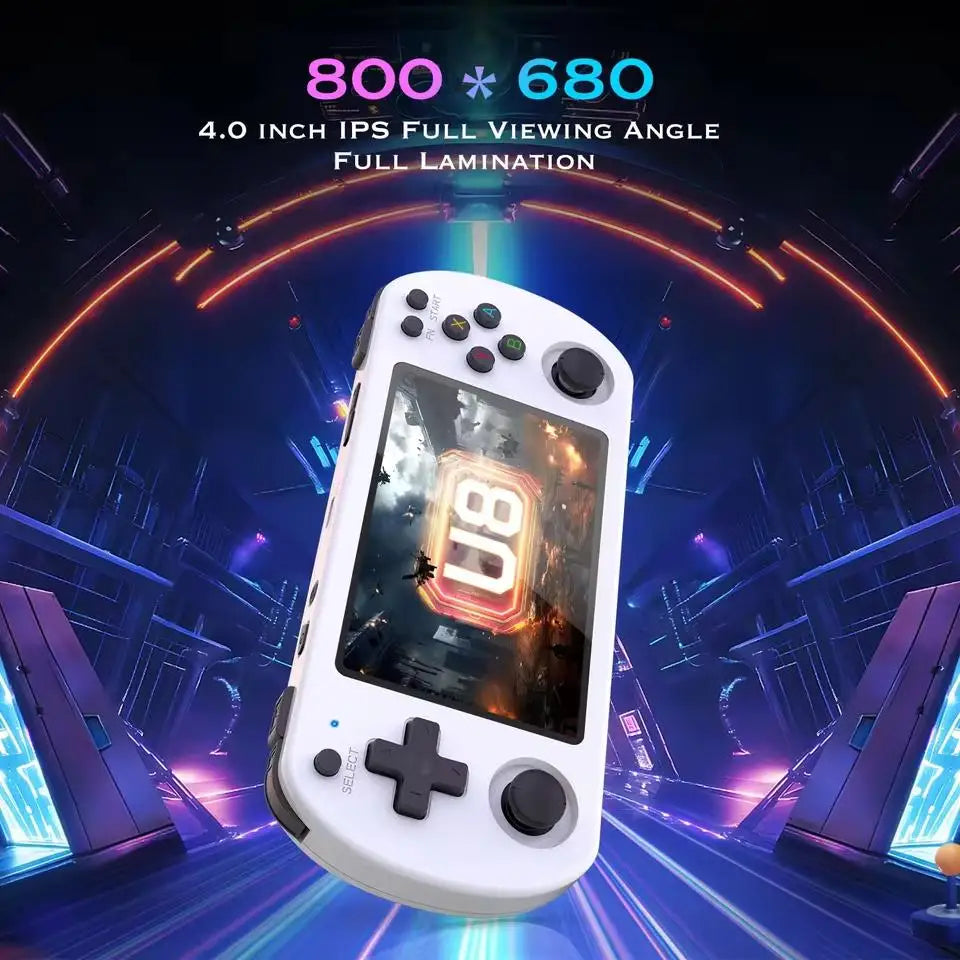 WUDS U8 Retro Handheld Game Controller - 64-Bit Processor, 4.0" HD Screen, Extended Battery Life, USB charging