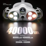 TJDent Dental Six Bulbs Operating Lighting LED Camera Integrated Shadowless Lamp For Dental Chair Unit  Dentistry Equipment