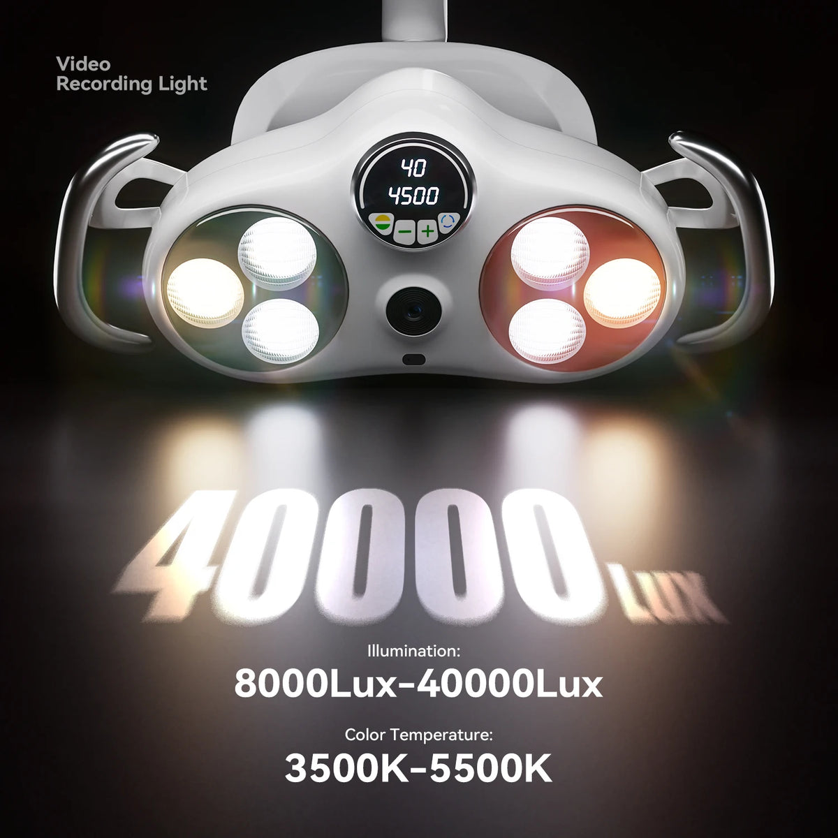 TJDent Dental Six Bulbs Operating Lighting LED Camera Integrated Shadowless Lamp For Dental Chair Unit  Dentistry Equipment