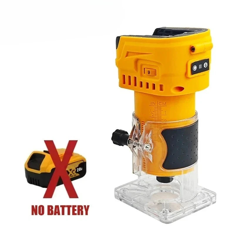 DeWalt Brushless Woodworking Trimmer, Lithium Battery Powered, Rechargeable Household Portable Electric Cutting Tool