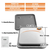 SucceBuy 9x9/12x10 in Portable Heat Press Machine DIY Shirt Printing Multifunctional Sublimation Transfer HTV Vinyl T-shirt Bag