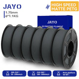 JAYO 3D PETG/ High Speed Matte PETG / PLA Classic Printer Filament 1.75mm 3D Printer Filament 6.6KG Neatly Wound PETG for 3D