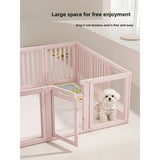 Pet enclosure, pink dog cage, medium and small  new dog cage