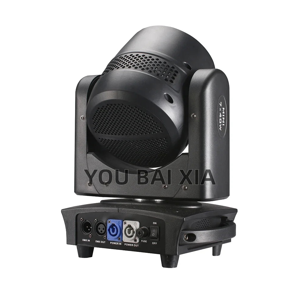 4PZ/Lyre Sharpy LED Beam + Wash 7x40W 4 in1 RGBW Zoom testa mobile DMX per NightClub Dj Disco Party Bar Stage Lighting Equipment