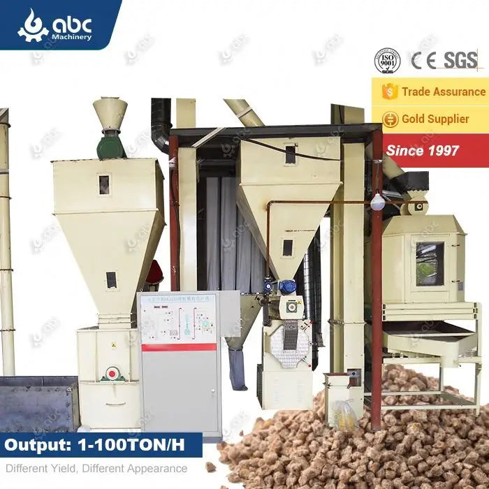 Strong Power Animal Poultry Cow Turnkey Cattle Feed Plant for Processing Manufacturing Grass Chicken,Broiler,Livestock Fodder