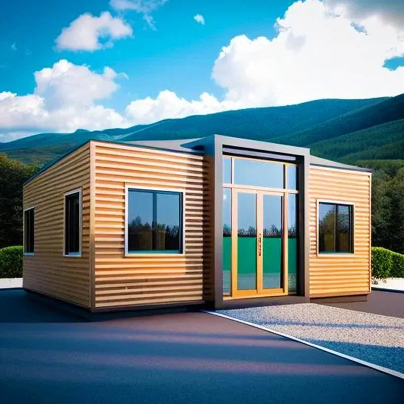 40Ft Luxury Tiny Villa Double Story Foldable Container House Expandable Modular Prefab Folding Container House Tiny Mobile Homes