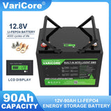 VariCore 12V/12.8v 340Ah 360Ah 180Ah 120Ah 100Ah 4s LiFePO4 Battery Lithium Iron Phosphate Batteries for RV Golf Cart Tax Free