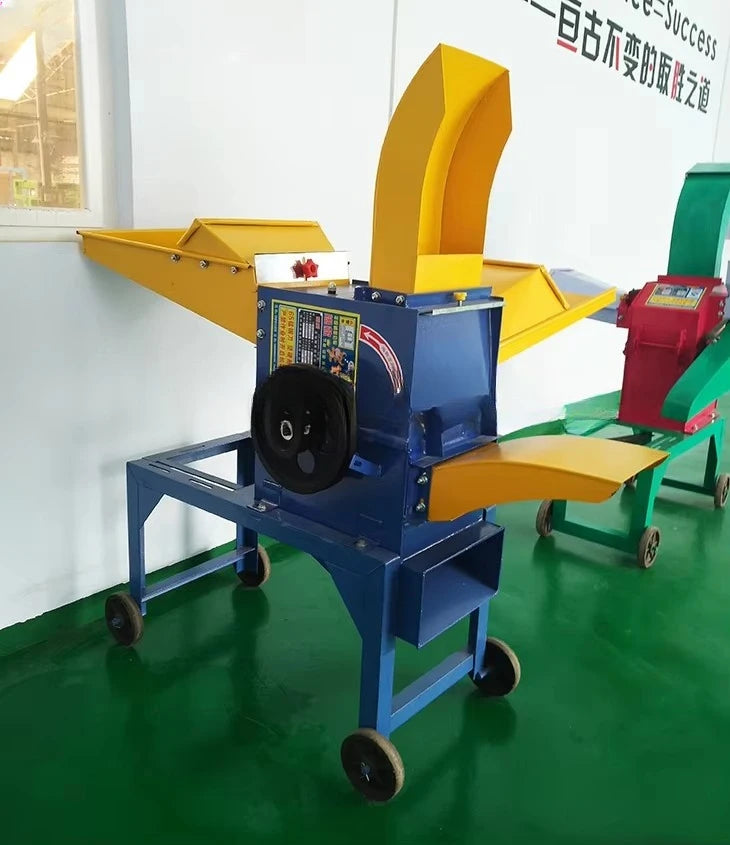 Weiwei animal feed straw chopper, silage hay husk cutter grain corn grinder, grass crop cutter