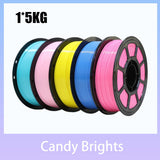 Spoolite 5KG PETG 3D Printer Filament 1.75MM Multi-color High Toughness Eco-Friendly Universal For All FDM 3D Printers Fast Ship