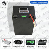 72V 30Ah 35Ah 50Ah 60Ah 70Ah 80Ah 100Ah Lithium Iron Phosphate Lifepo4 battery pack for bicicleta vélo électrique