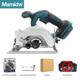 5inch Brushless Electric Circular Saws Adjustment Woodworking Electric Cutting Saw 18V Power Tools For Makita Battery PIN