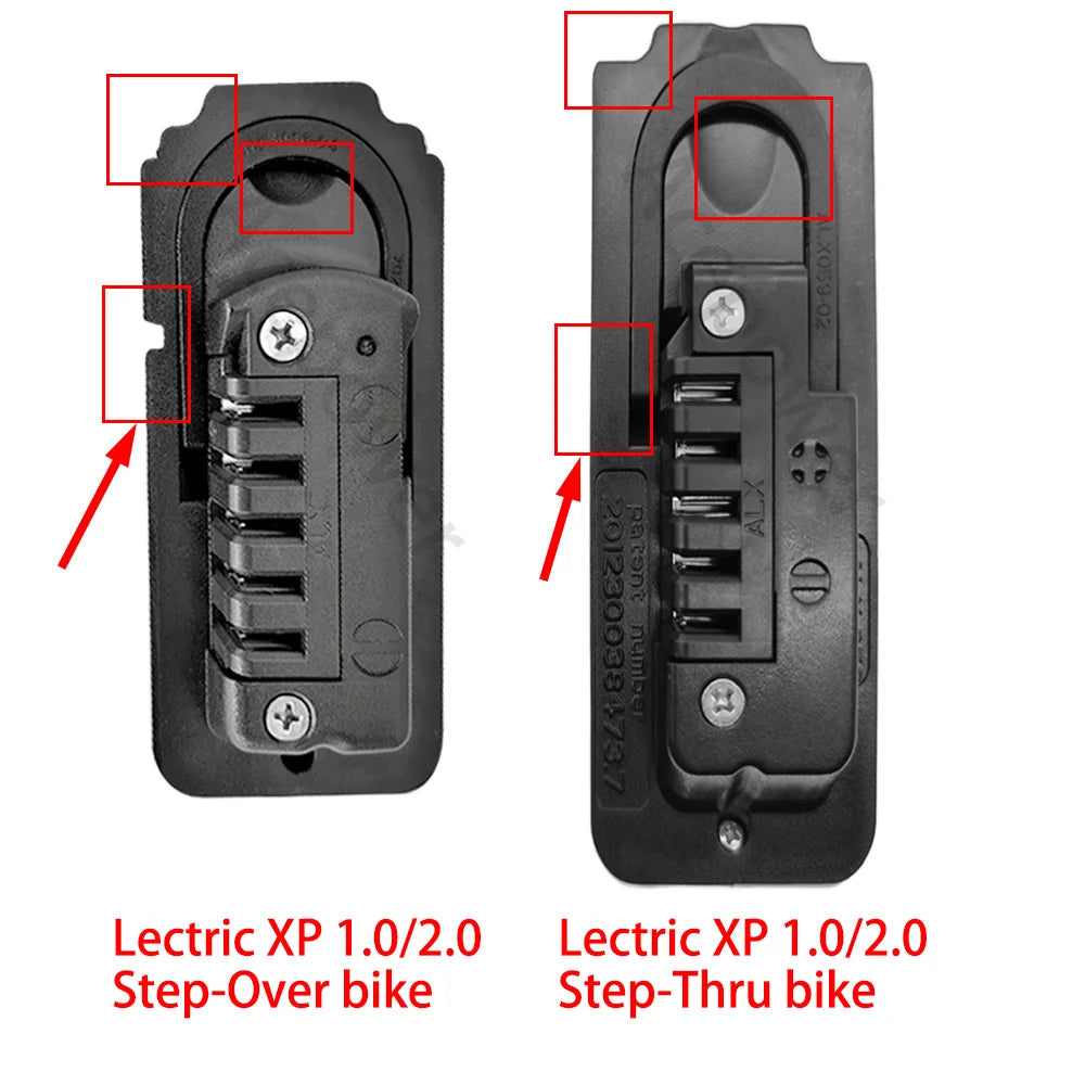For Lectric XP 1.0/2.0 Ebike Battery 48V 10.4Ah 12.8Ah 14Ah For Lectric XP 1.0/2.0 Step-Over Or Step-Thru Frame Long Range Bike Replacement Battery