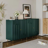 Sideboard Buffet Cabinet for Kitchen and Dining Area with 4 Doors, Large Storage Solution