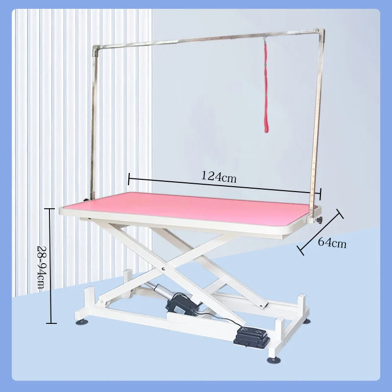 Height Adjustable Foldable Dog Grooming Electric Table For Dogs With Various Sizes And Security Protection Grooming Table Dog