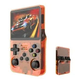 R36 Open Source 64G Handheld game console best Action Games  Linux System 3.5 IPS Screen