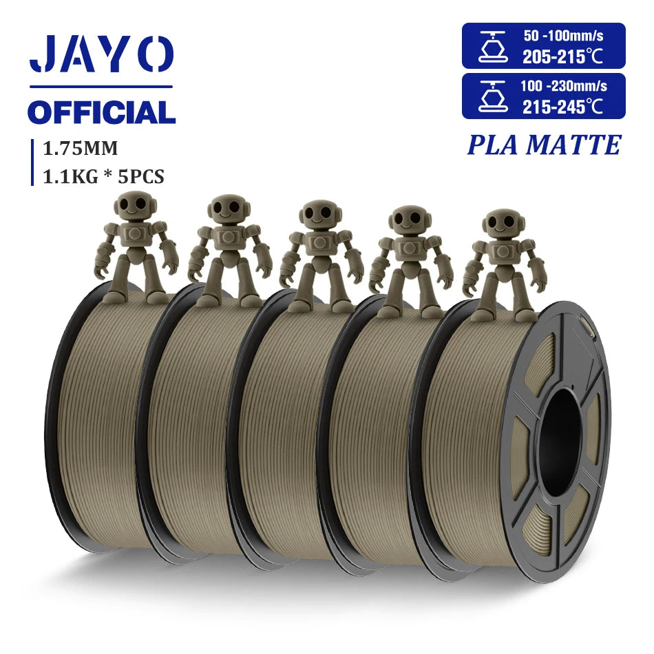 JAYO PLA/PLA META/PETG/SILK/PLA+/Wood/ ABS/Marble 3D Printer Filament 1.75mm 5KG 3D Printing Materials for 3D Printer&3D Pen