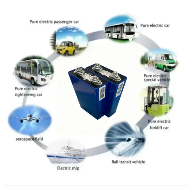 25000mAh 3.2V 25Ah LiFePO4 Battery Cell Lithium Iron Phosphate Deep Cycles for Diy 12V 24V 36V 48V Solar Energy UPS Power