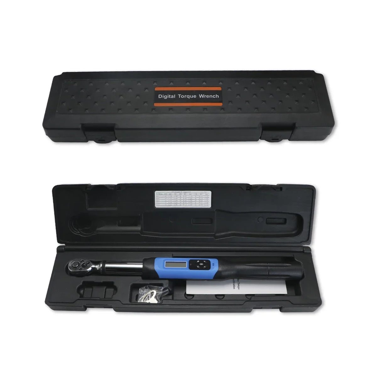 SHANHR 1/2 Drive Digital Torque Wrench with Buzzer & LED Flash for Car Motorcycle Bicycle Repair Tool