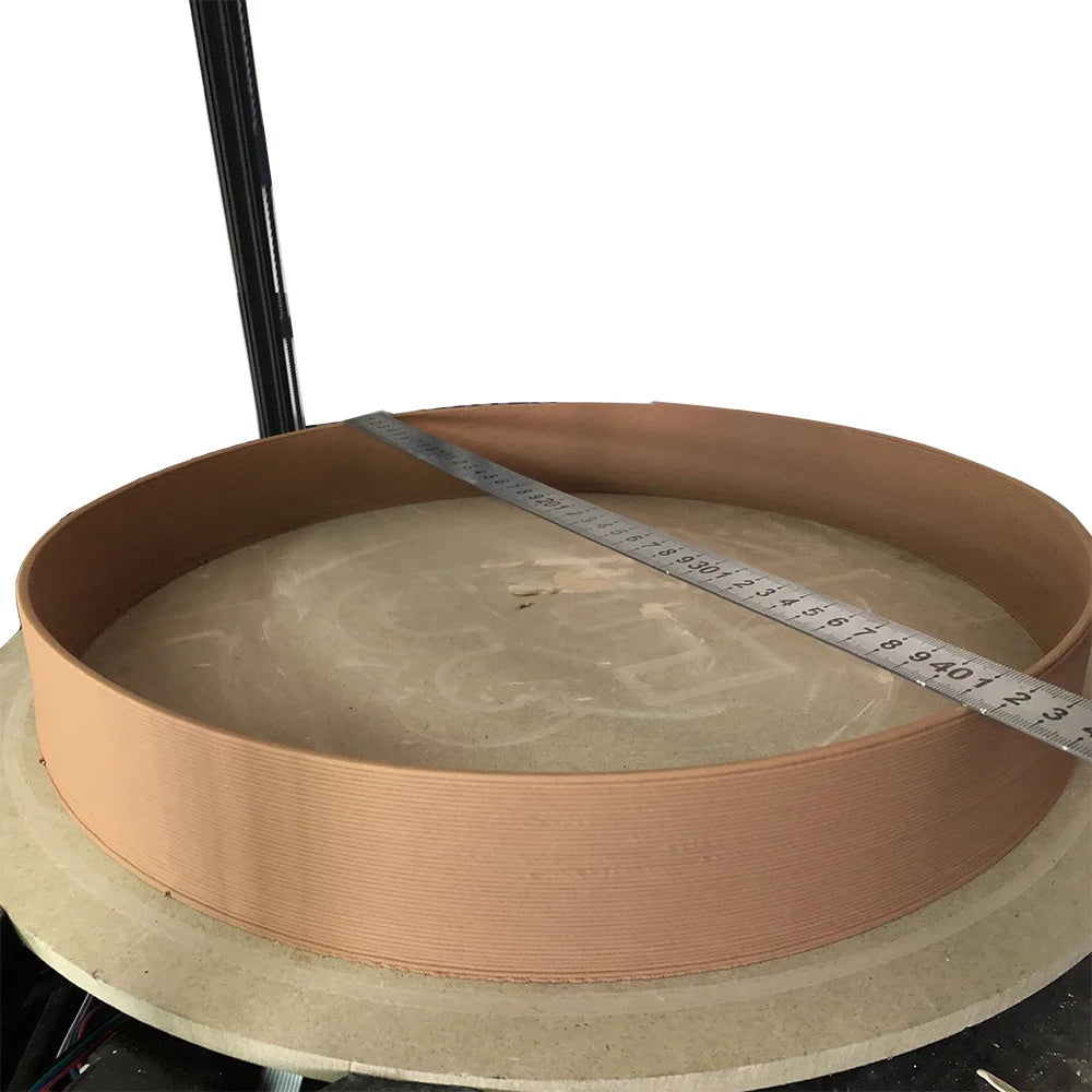 Clay 3D printer, Large pottery model printing 3D Kossel Delta Printer 2L barrel TC-500 DIY kit stable easy to use