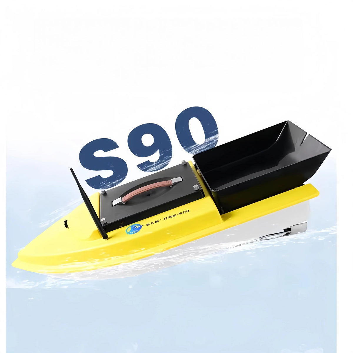 Factory  Sonar Yuerlang S90 Brushless Big Nesting Bait Boat 12V High Power GPS Automatic Return Plastic 6kg Load