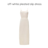 AP Women 2026 Autumn and Winter New Design Shine Cardigan and Pleated Slip Dress Elegant Lady Clothing
