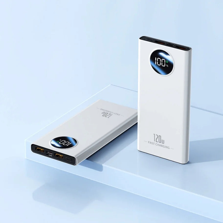 120W 80000mah Power BankSuper Fast Charging Ultralarge Capacity For Mobile Power External Battery For Iphone Xiaomi Samsung