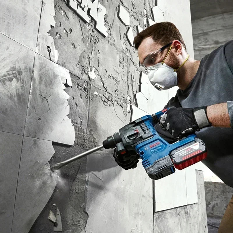 BOSCH GBH 185-LI Professional Brushless Rotary Hammer Impact Drill SDS PLUS 18V Rechargeable Electric Bare Tool GBH185-LI