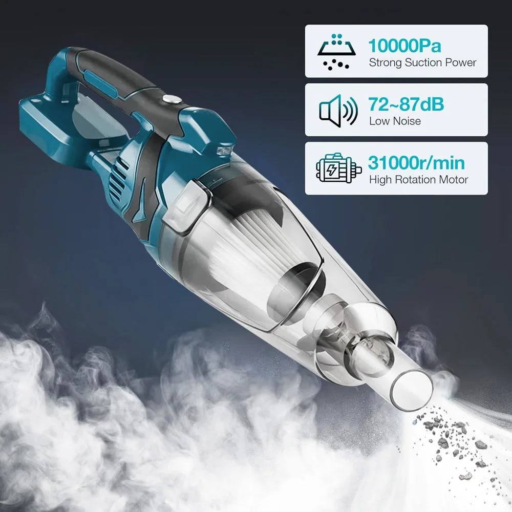 5 in 1 Handheld Electric Vacuum Cleaner 10000PA ,Portable Hand Vacuum Power Tool for Floor, Carpet, Car For Makita 18V Battery