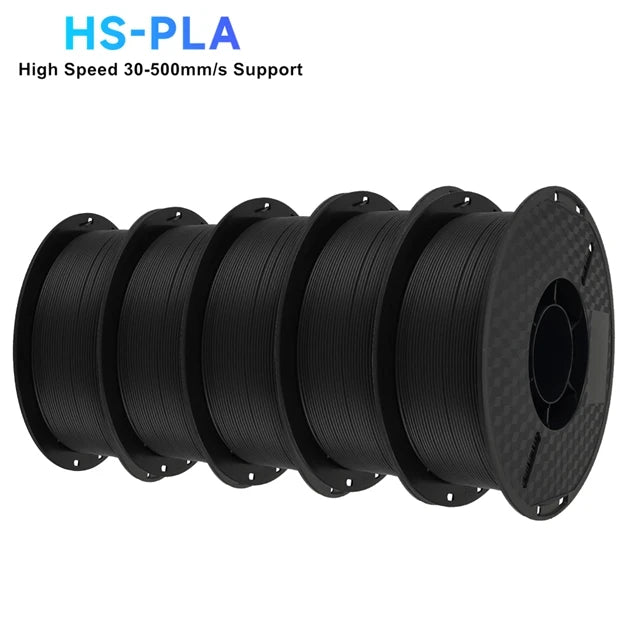 KINGROON High Speed PLA Filament 1.75mm New HS-PLA 3D Printer Filament For 30-500mm/s Fast Printing Rapid PLA 5kg 10kg Mix Color