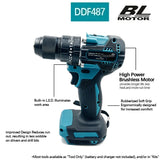 21V 6/9/12AH For Makita 18V Battery Power Tools Li-ion Replacement LXT BL1850 BL1860 DDF487 for 18V Screwdriver with BMS