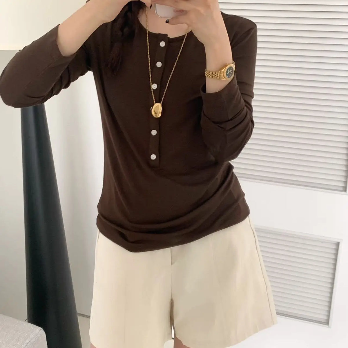 1005009984400249/Lyocell Long-Sleeve T-Shirt MOOIRU girl APPAREL