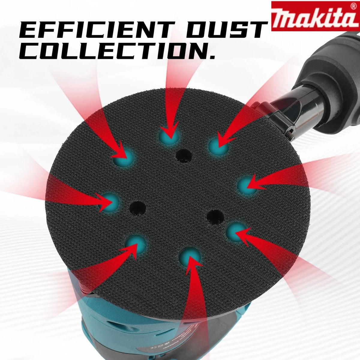 Makita Cordless Rechargeable Disc Brushless Random Orbital Sander Woodworking Sanding Putty Polishing Bare 18V/20V Tool